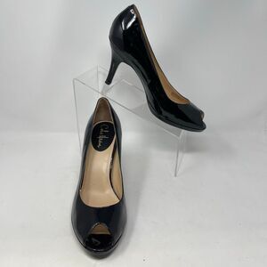 Cole Haan Black Patent Leather Air Sole Pumps Air Carma D22304